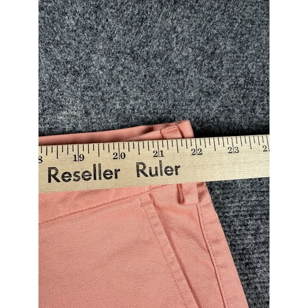 Peter Millar Pilot Twill Shorts 44 Mens Pima Twill Salmon Orange MS23B05